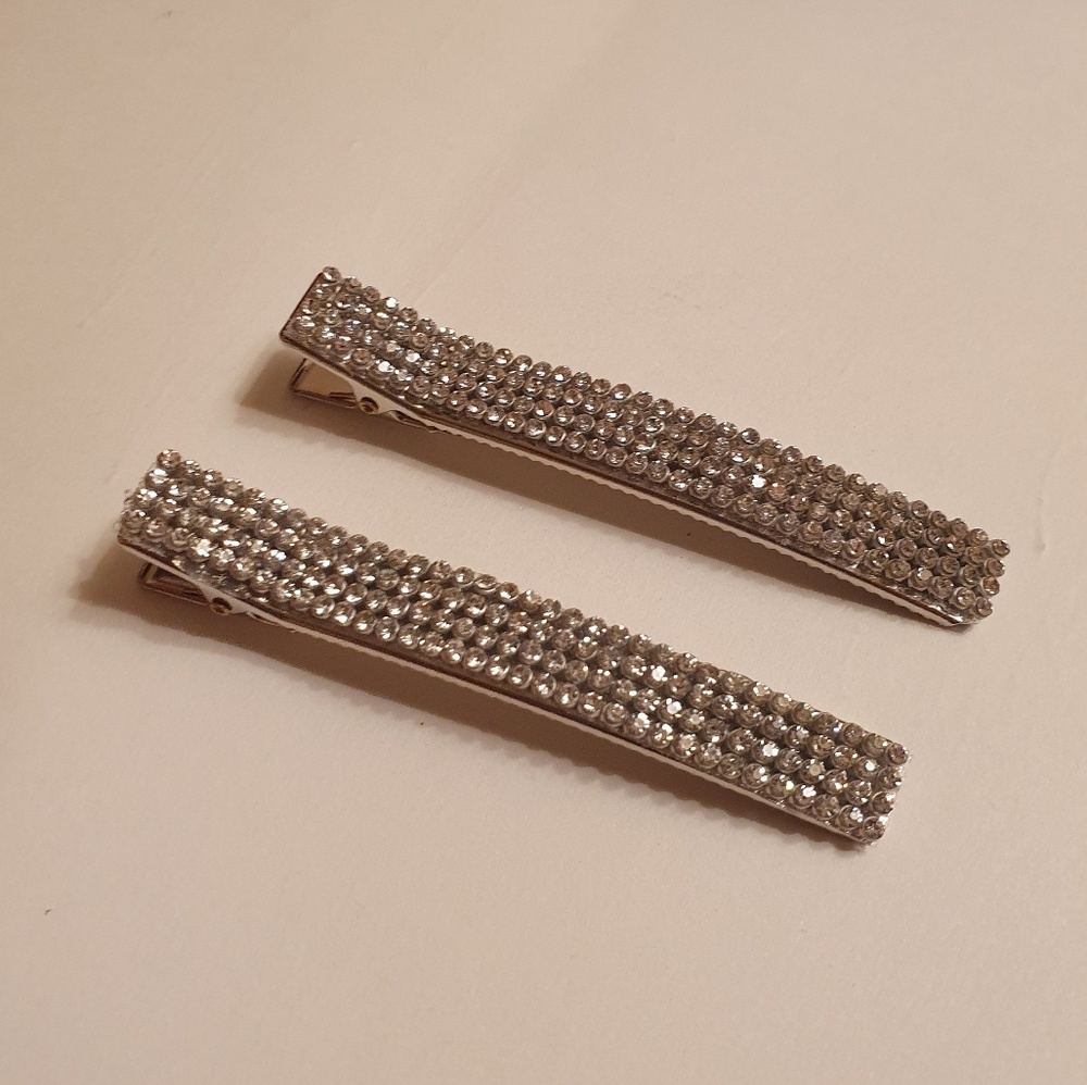 NEW crystal barette hair pins